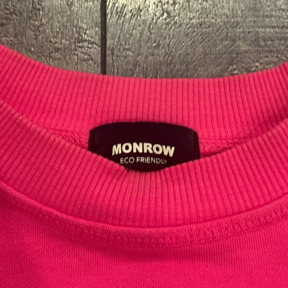 Monrow Eco Friendly organic cotton pink shirt - Picture 2 of 3